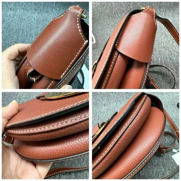 100% Authentic Chloe Suede Darryl Saddle Shoulder Bag - Picture 5 of 14